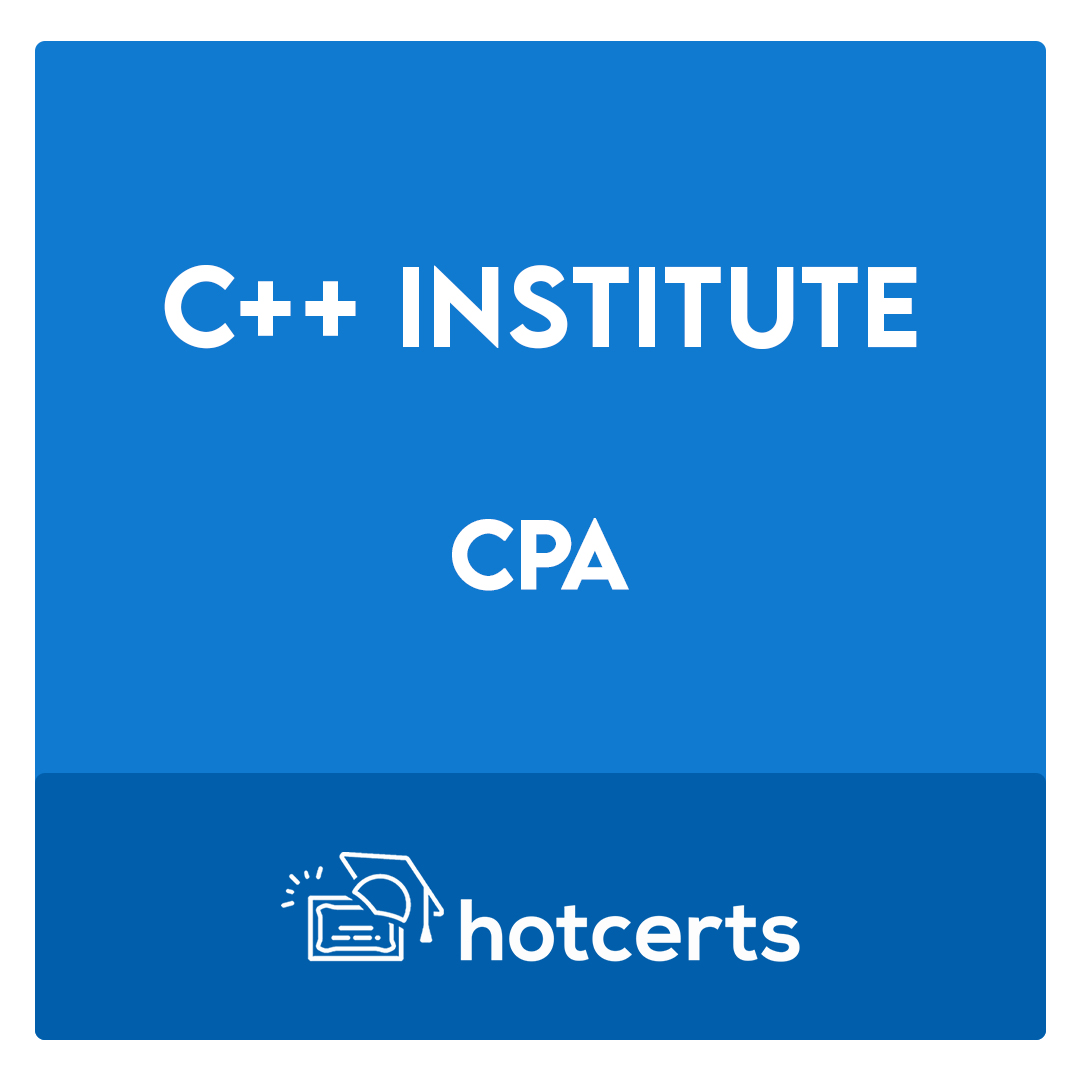 CPA-CPA - C++ Certified Associate Programmer Exam